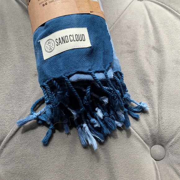 SOLD - Sandcloud NAVY ACID WASH Beach Towel NWT - Picture 4 of 4